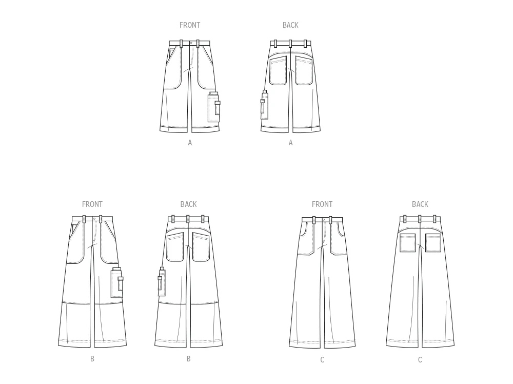 McCalls Men's Shorts & Trousers M8536 - Image 6