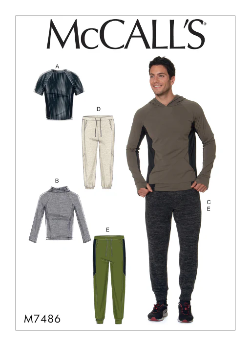 McCalls Men's Tops and Trousers M7486 - Image 2