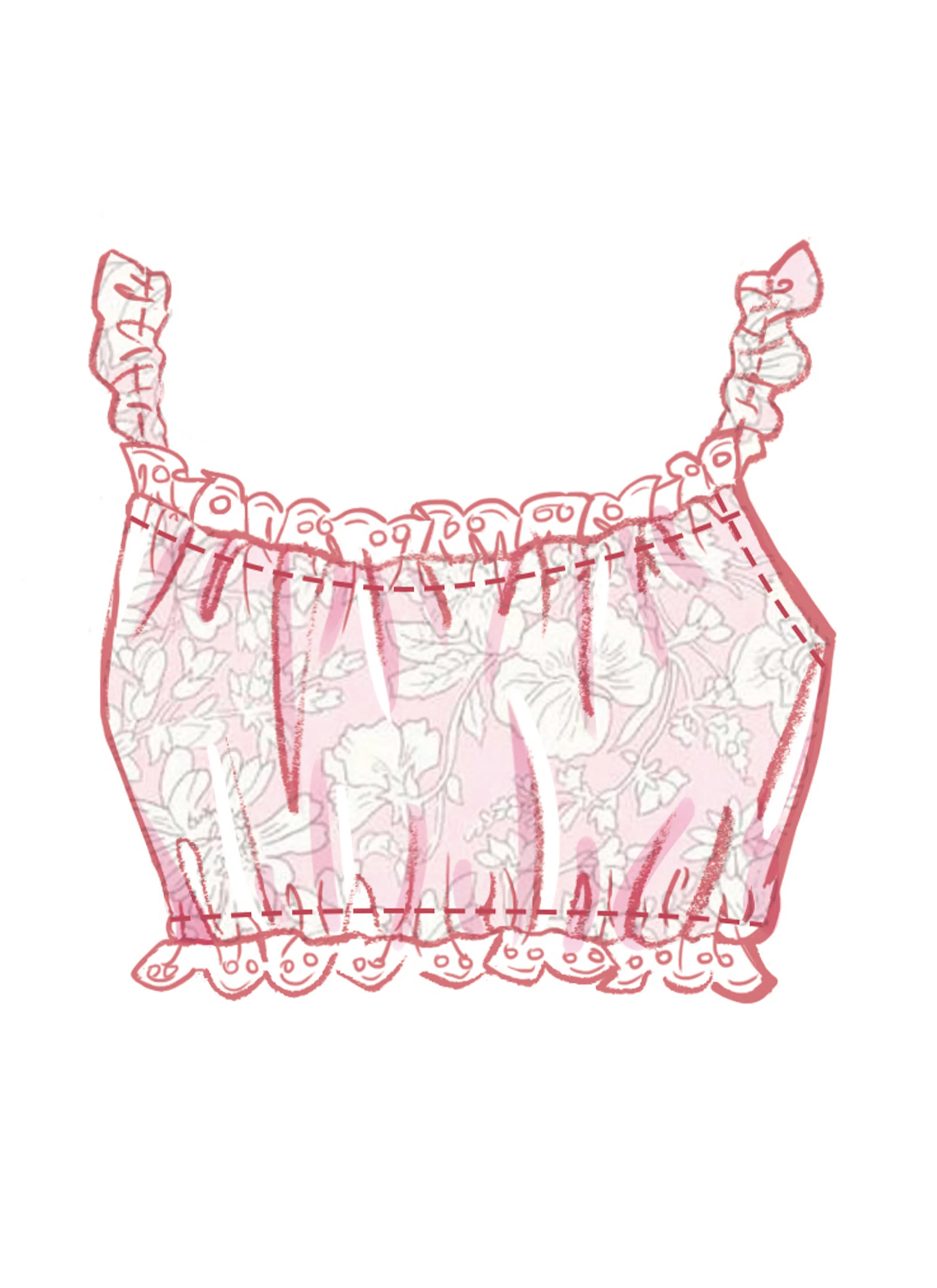McCall's Misses' Bralette, Shirt and Shorts M8613 - Image 5