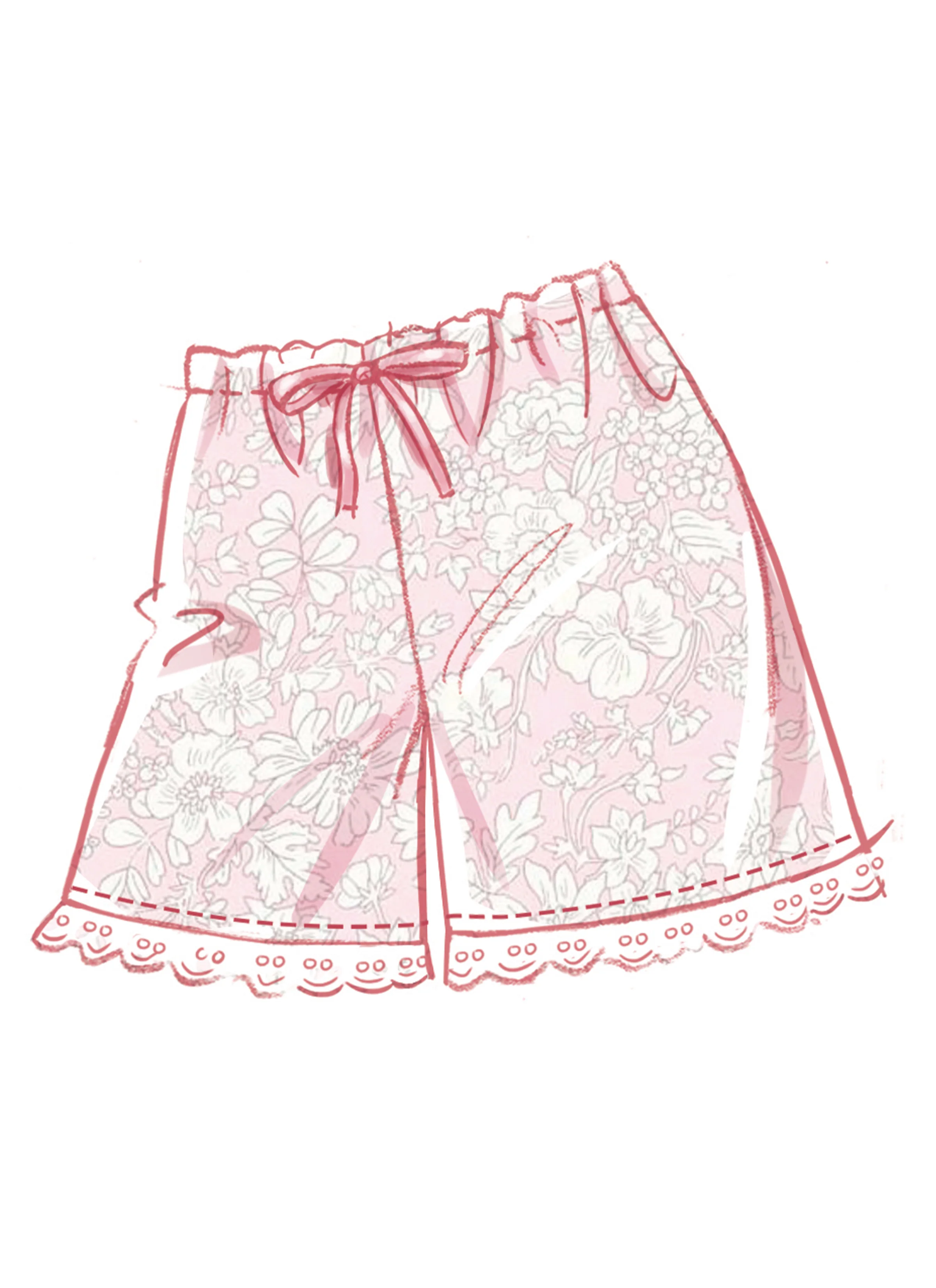 McCall's Misses' Bralette, Shirt and Shorts M8613 - Image 7