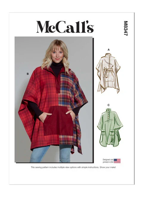 McCalls Poncho M8347 - Image 2