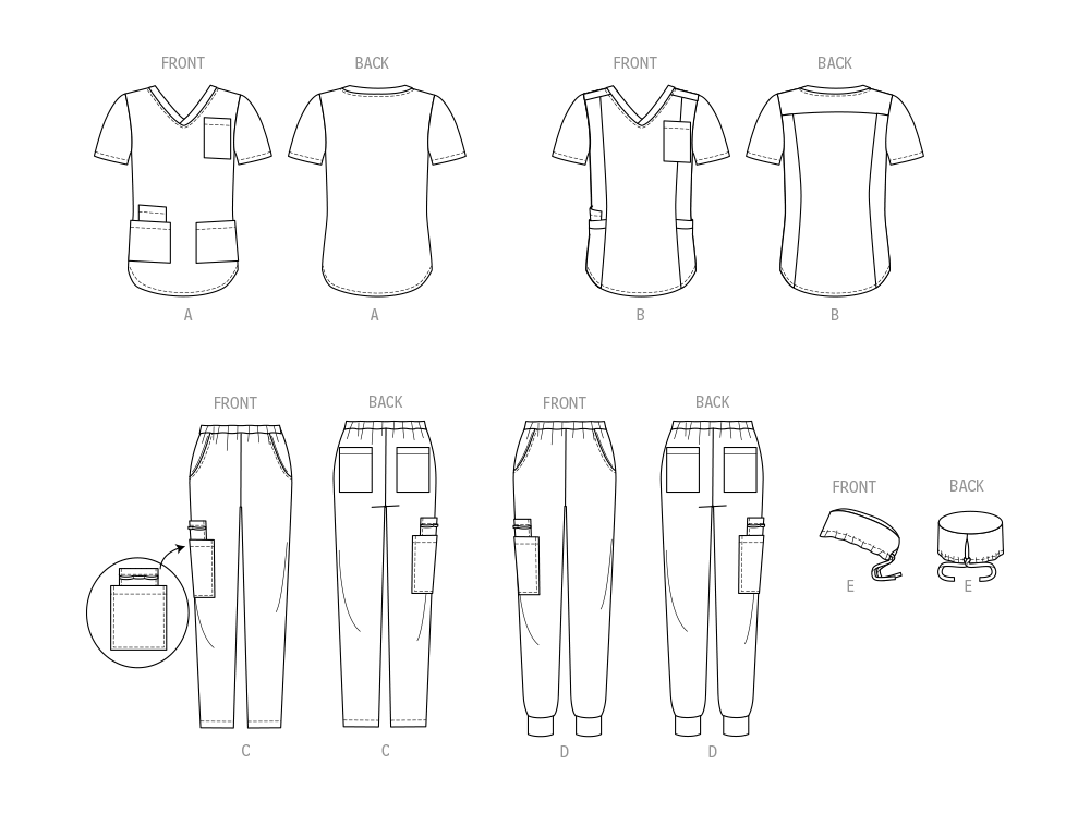 McCalls Scrubs M8421 - Image 9