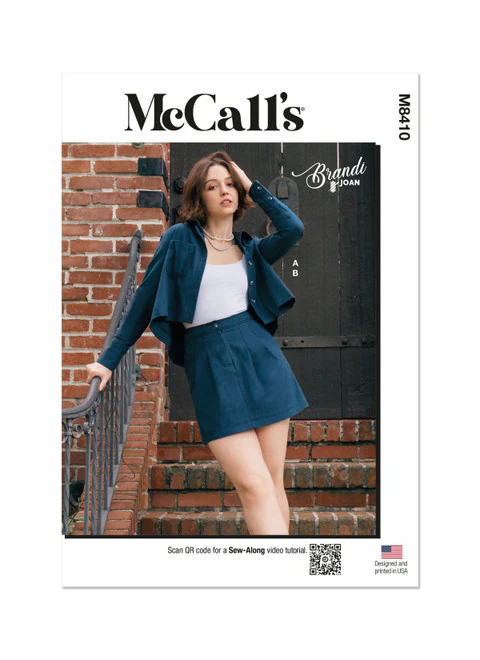 McCalls Shirt & Mini Skirt M8410 - Image 2