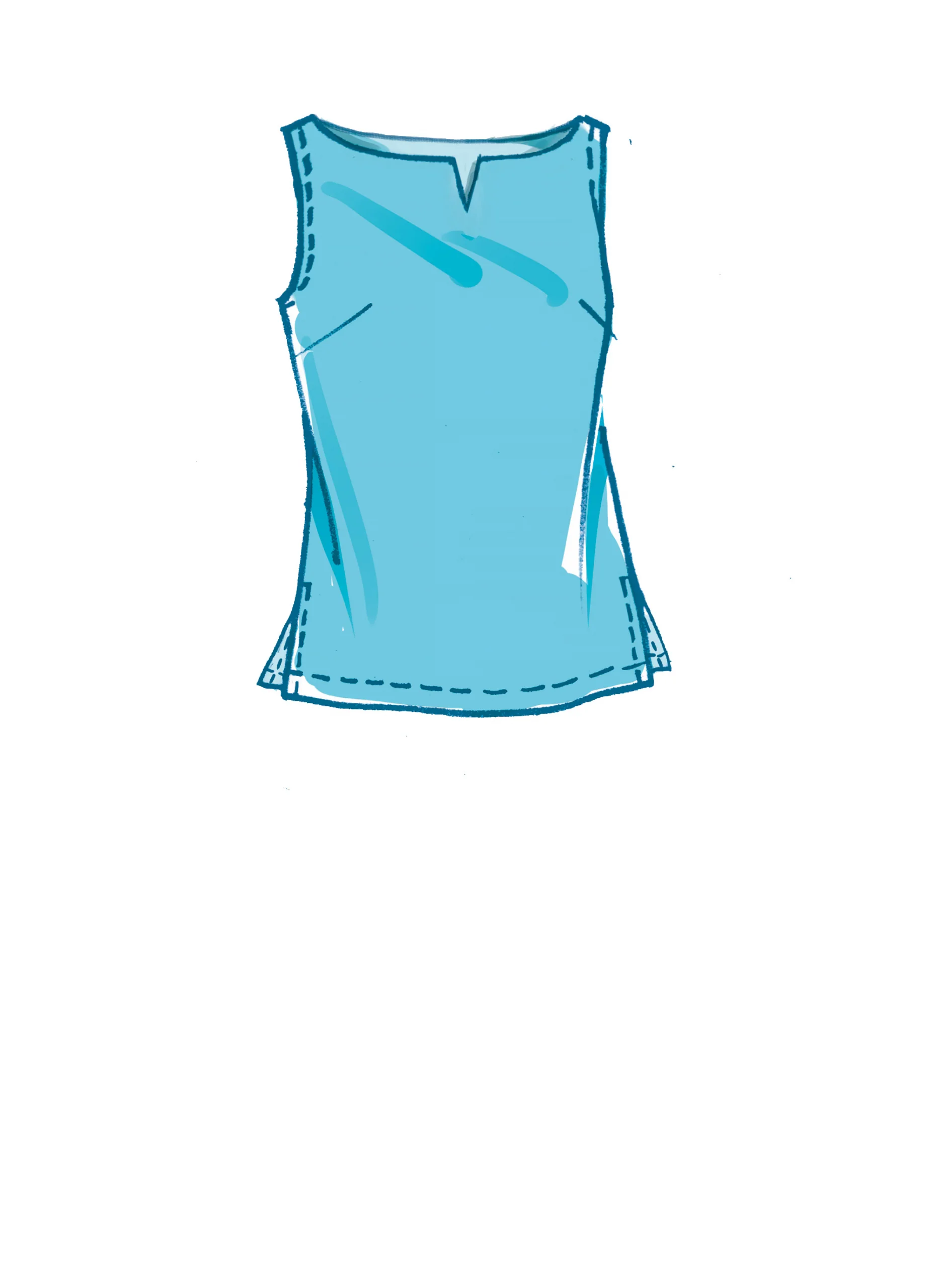 McCalls Shirt, Top, Skirt and Trousers M8159 - Image 4