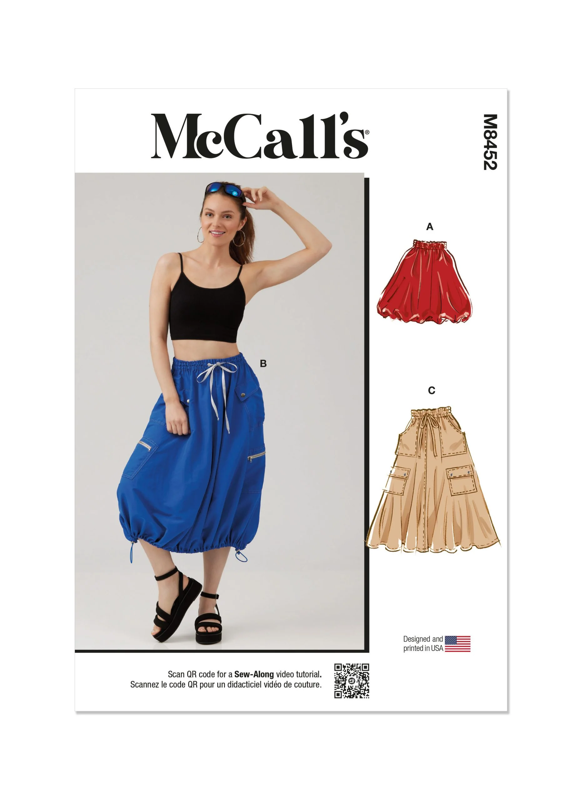 McCalls Skirt M8452 - Image 2