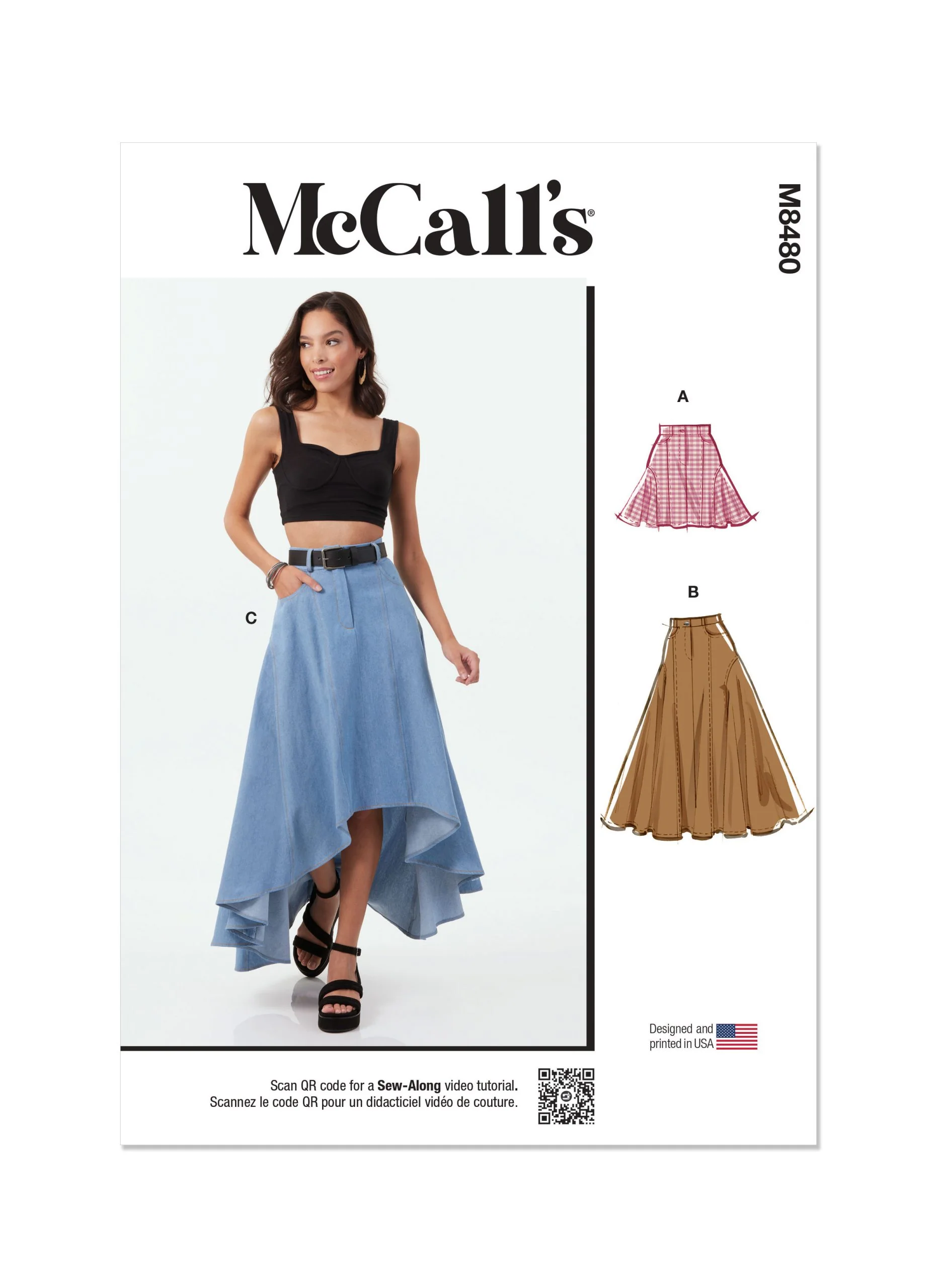 McCalls Skirt M8480 - Image 2