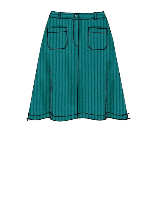 McCalls Skirts, Shorts and Culottes M7475 - Image 8