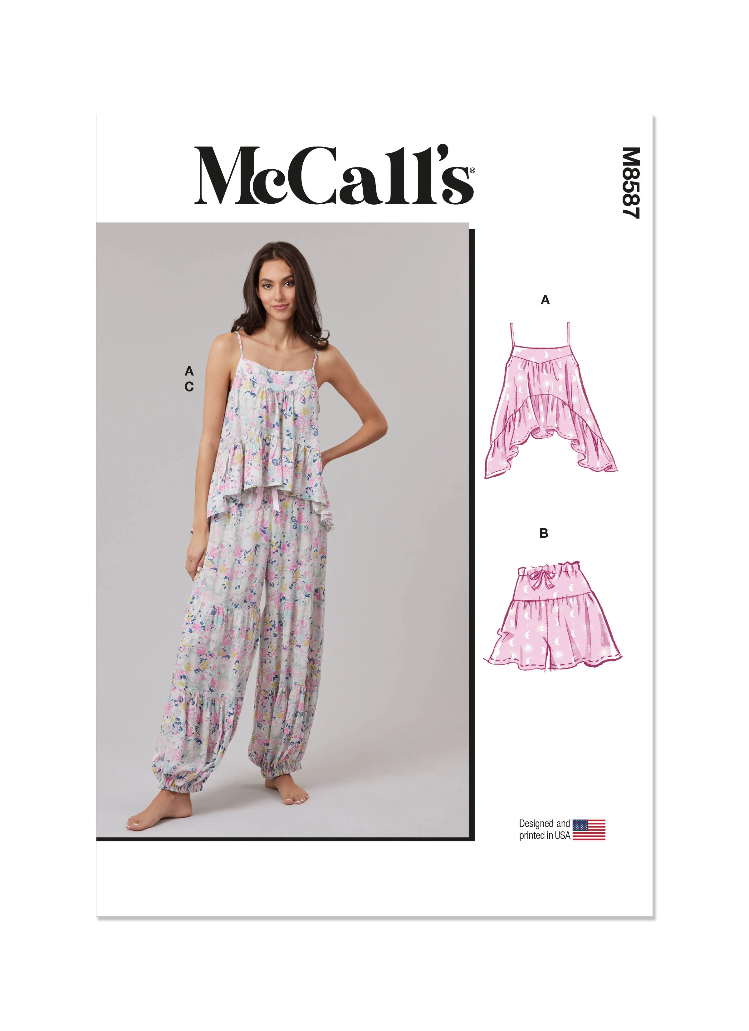 McCall's Top, Shorts and Trousers M8587 - Image 2