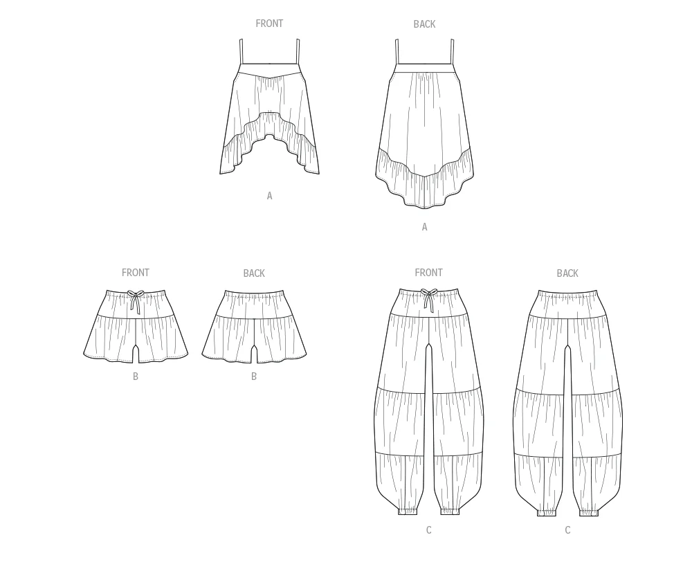 McCall's Top, Shorts and Trousers M8587 - Image 7