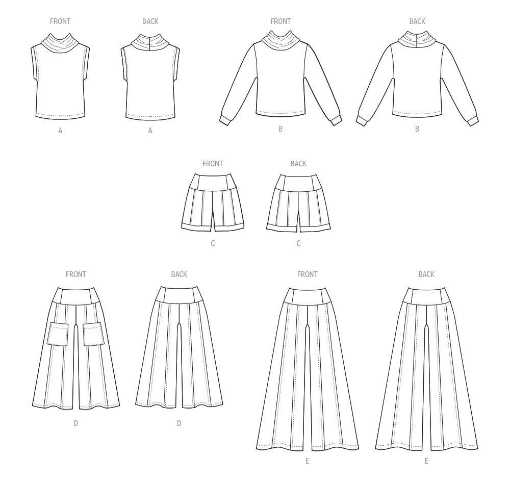 McCalls Top, Shorts & Trousers M8456 - Image 8