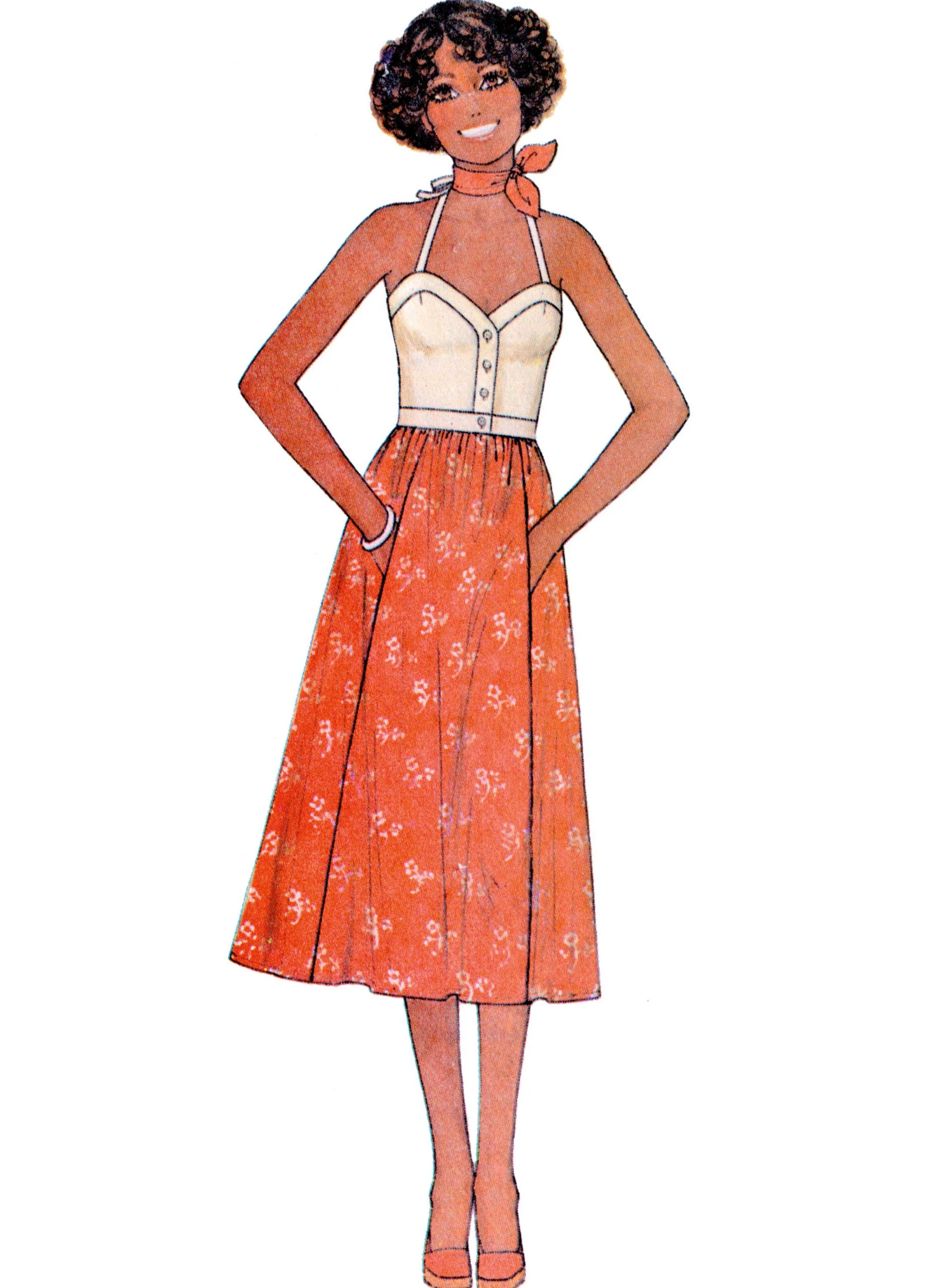 McCalls Top & Skirt M8429 - Image 8