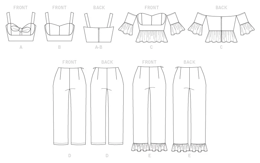 McCalls Tops and Trousers M7937 - Image 7