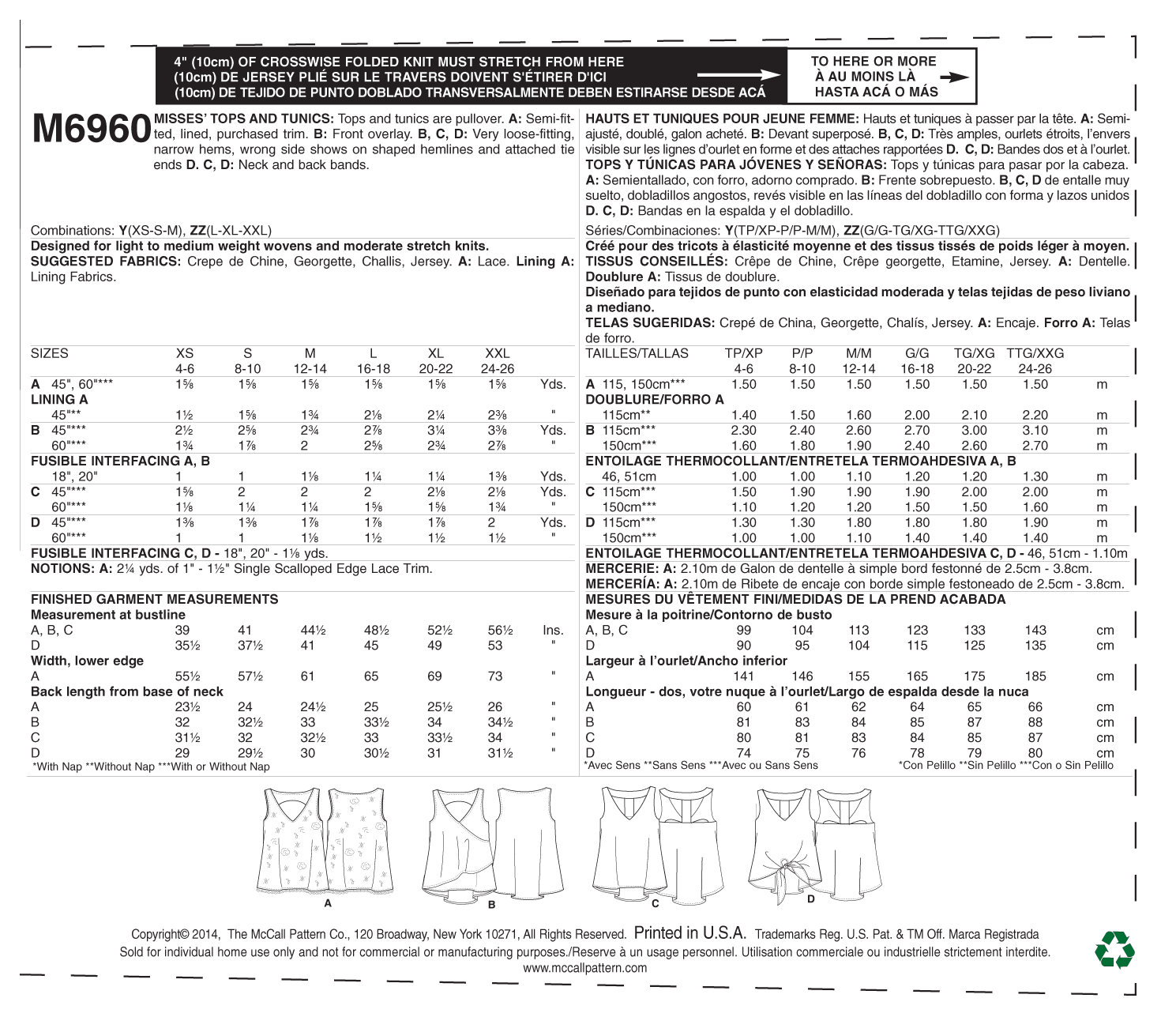 McCalls Tops M6960 - Image 7