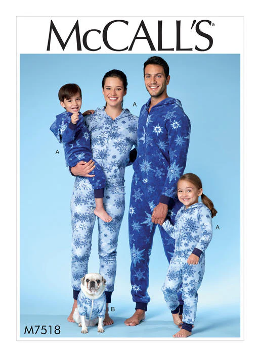 McCalls Unisex and Children's Onesies M7518 - Image 7