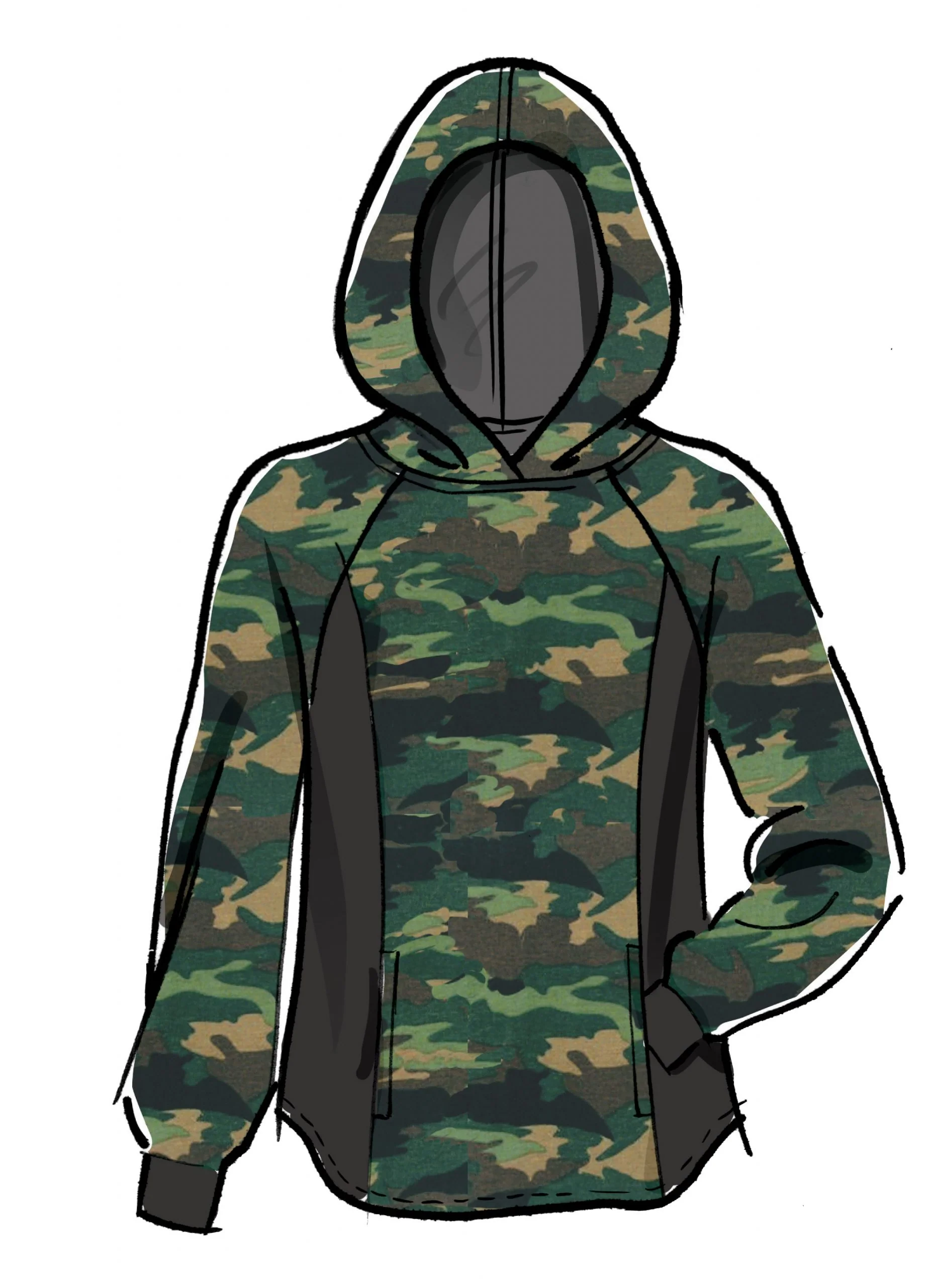 McCalls Unisex Tops and Hoodies M8054 - Image 3