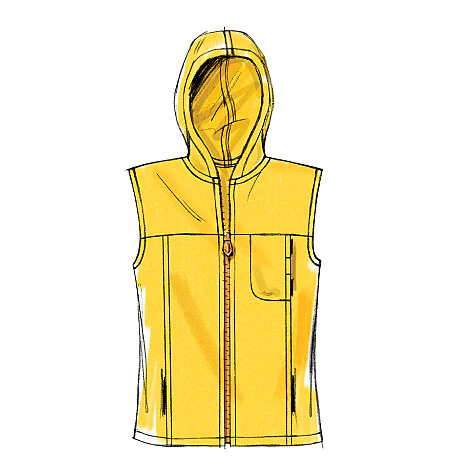 McCalls Unisex Vest and Jacket M5252 - Image 3