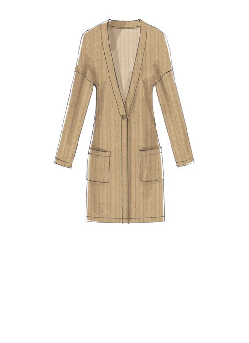 McCalls Vest and Cardigans/Coatigans M7476 - Image 8