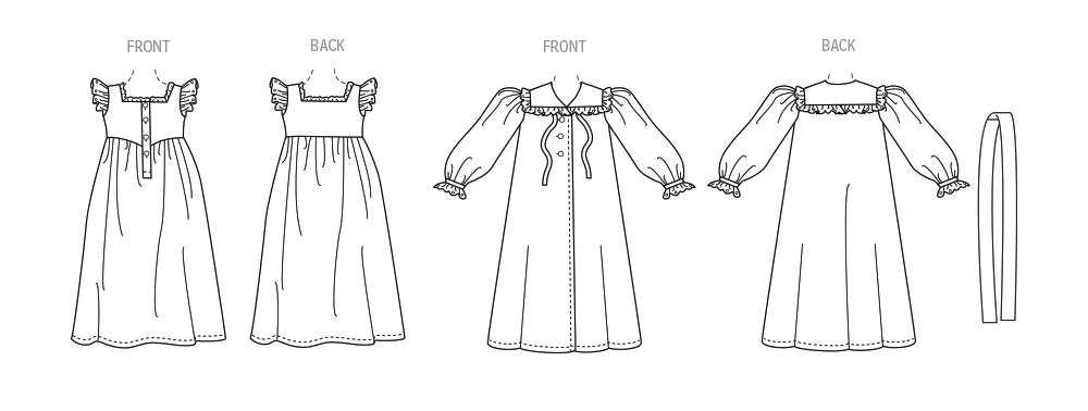 McCalls Vintage Nightwear M8381 - Image 8