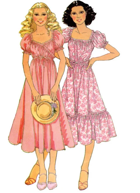 McCalls Vintage Wrap Dress M8358 - Image 4