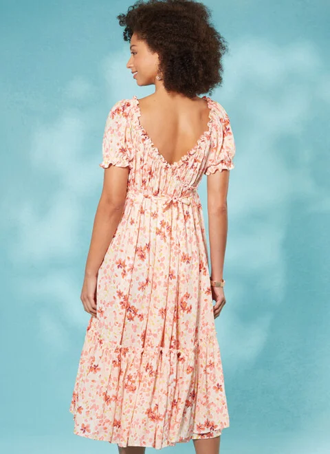 McCalls Vintage Wrap Dress M8358 - Image 5