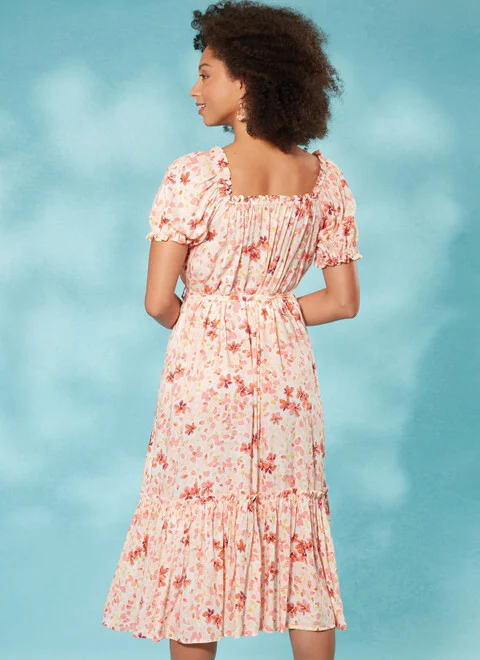 McCalls Vintage Wrap Dress M8358 - Image 6