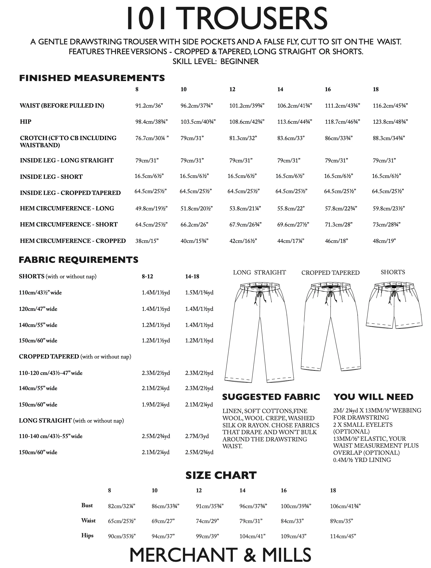 Merchant & Mills 101 Trousers - Image 11