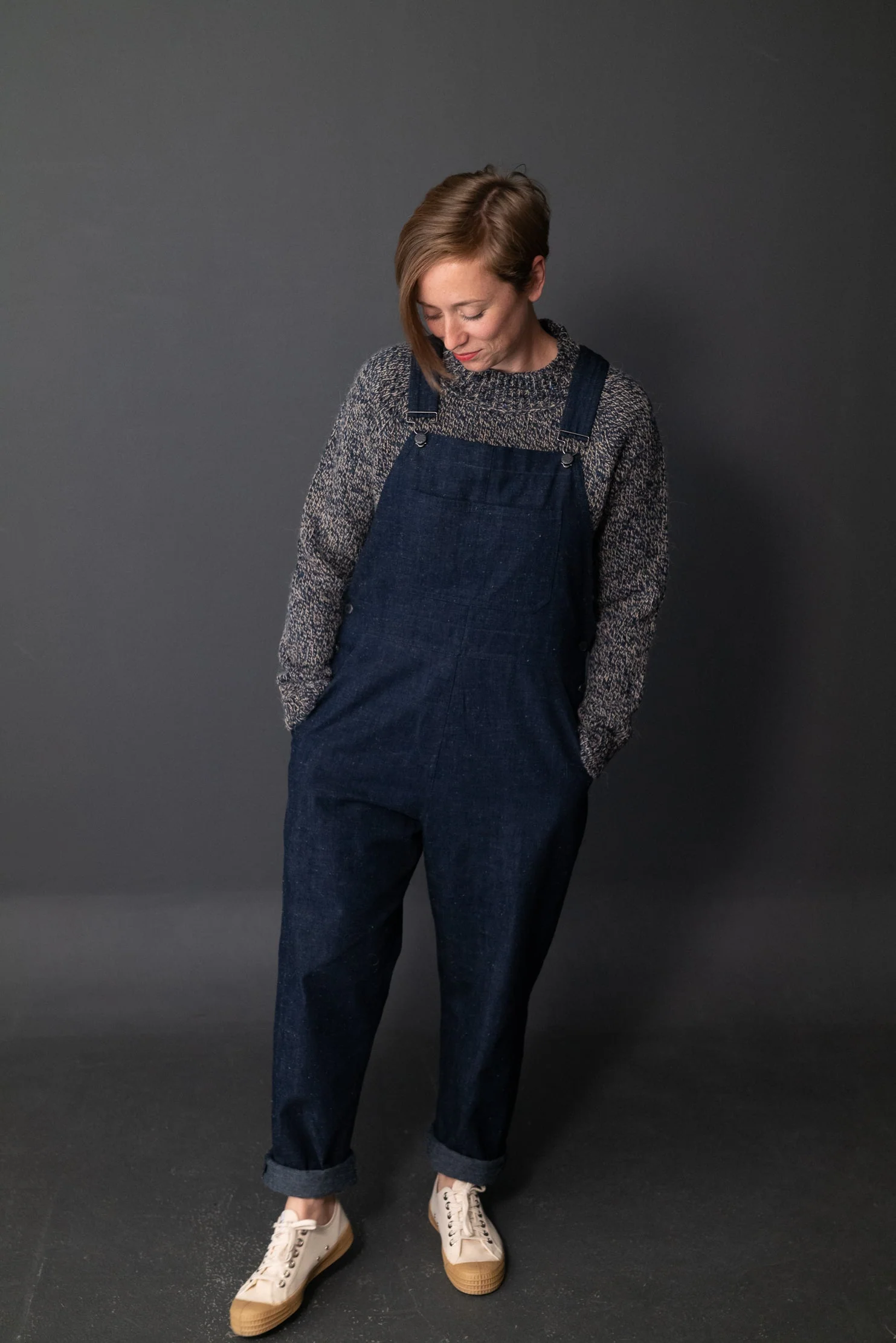 Merchant & Mills Harlene Dungarees (18 - 28) - Printed copy shop (+£7.00)