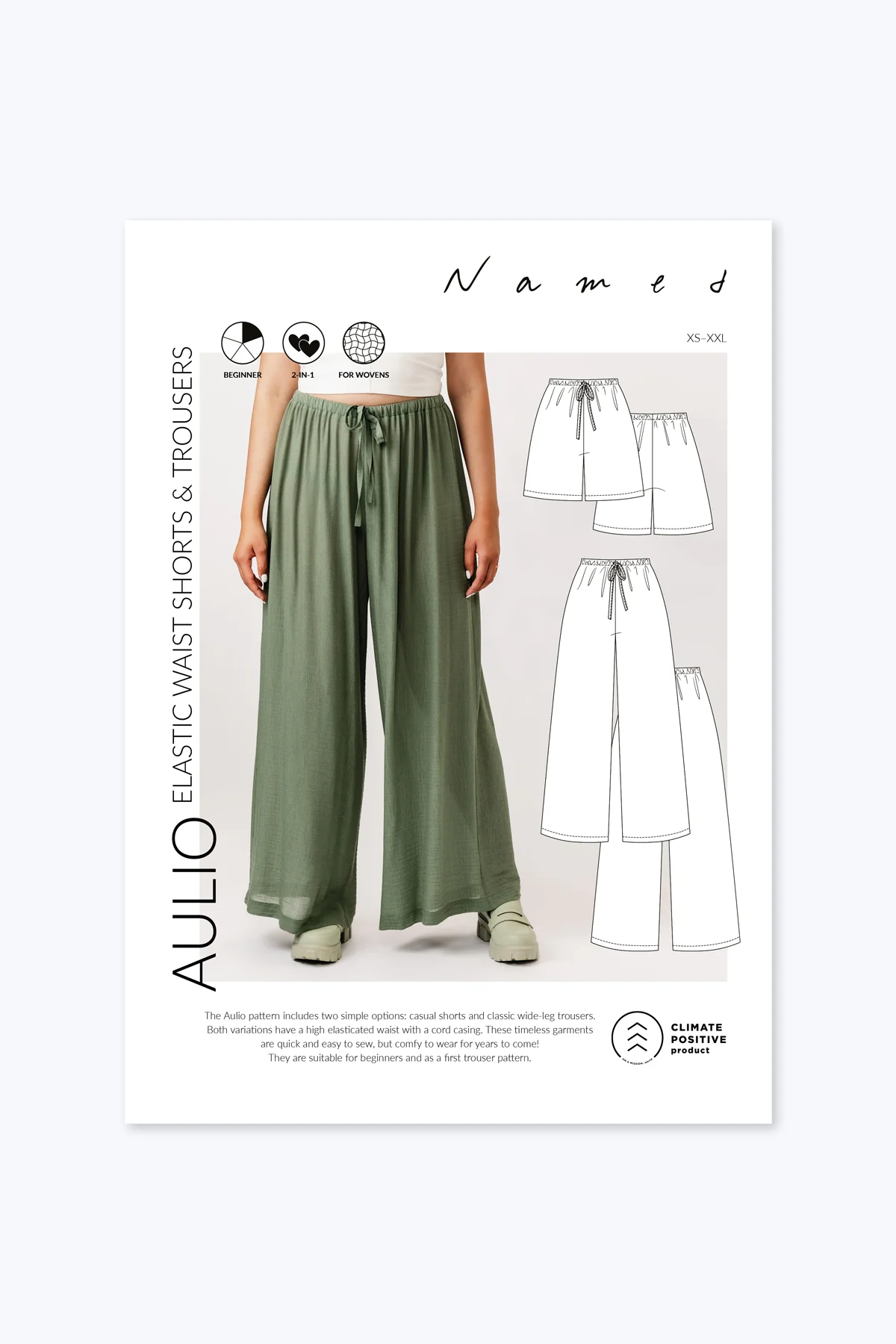 Named Aulio Elastic Waist Shorts and Trousers - Image 10