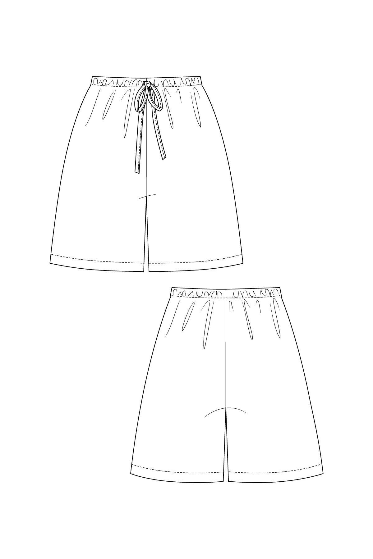 Named Aulio Elastic Waist Shorts and Trousers - Image 12