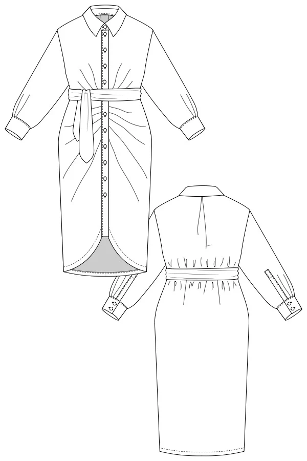 Named Ilta Shirt Dress - Image 11