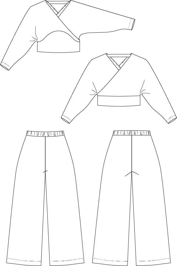 Named Kajo Wrap Sweater and Olo Pants Bundle - Image 12