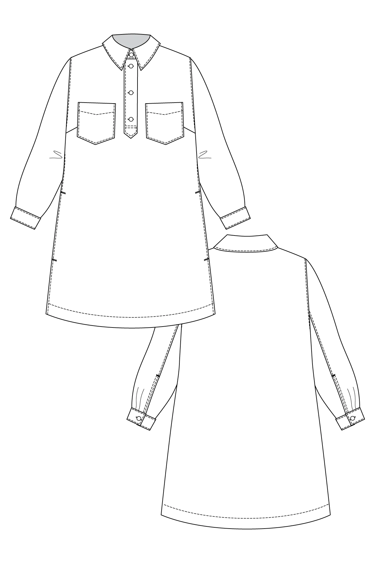 Named Loviisa Denim Dress - Image 11