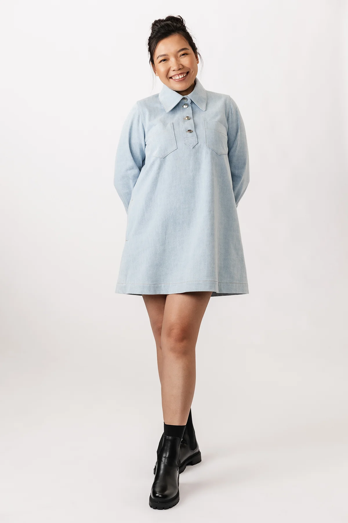 Named Loviisa Denim Dress - Image 3