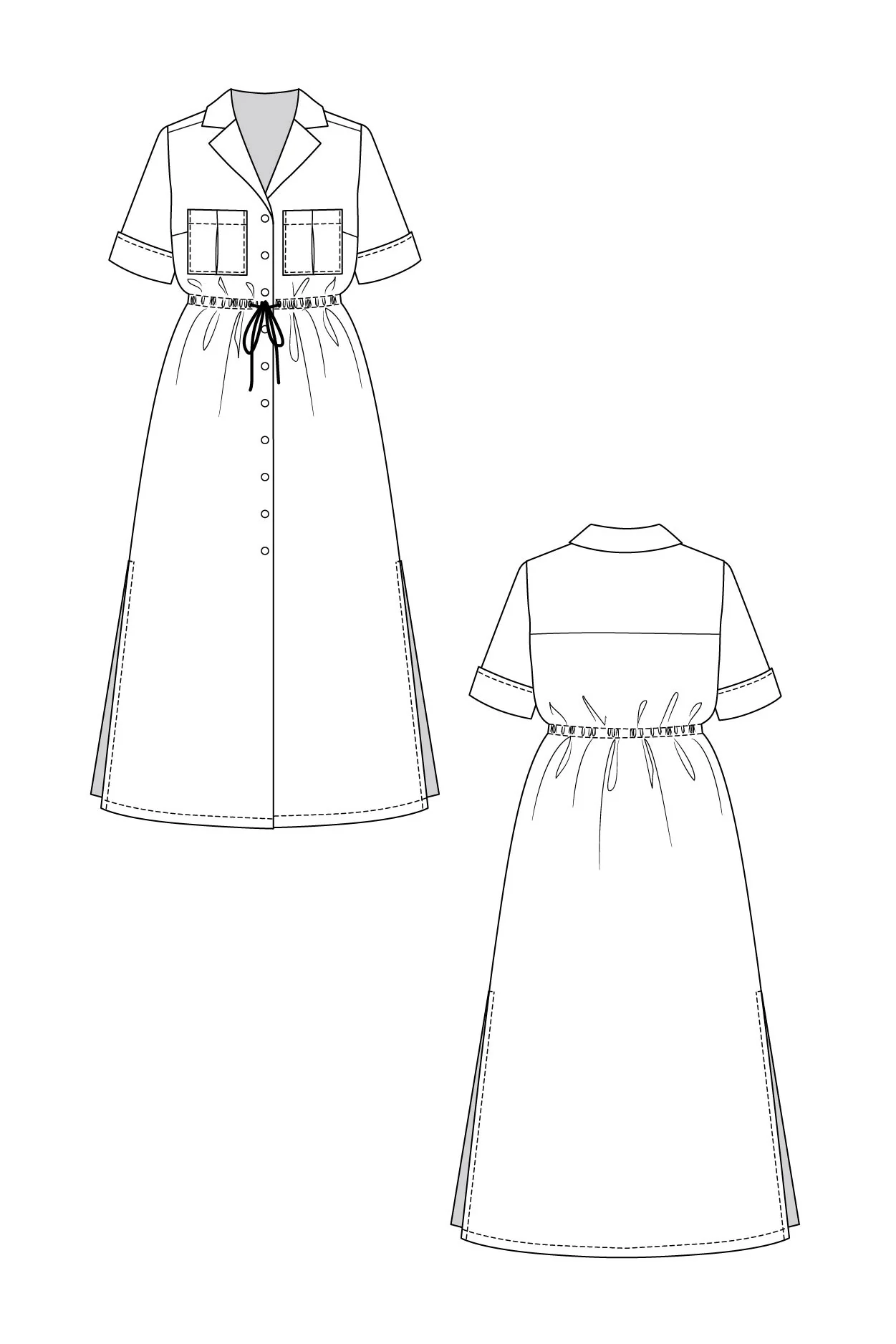 Named Reeta Shirt Dress - Image 8
