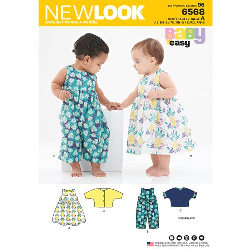 New Look Baby Dress, Romper and Jacket N6568 - Image 2