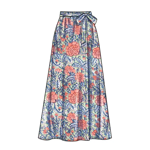 New Look Bra Top and Wrap Skirt N6722 - Image 4