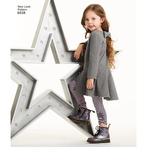 New Look Child Leggings and Dresses N6538 - Image 3