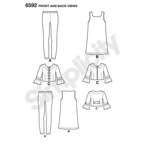 New Look Child/Teen Outfit N6592 - Image 3
