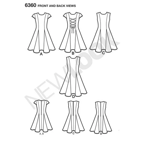 New Look Child/Teens Dresses N6360 - Image 5