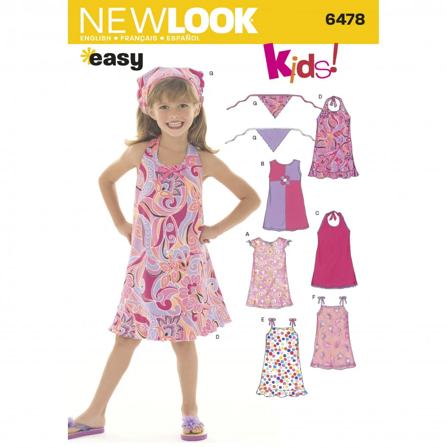 New Look Children's Dress N6478 - Image 2