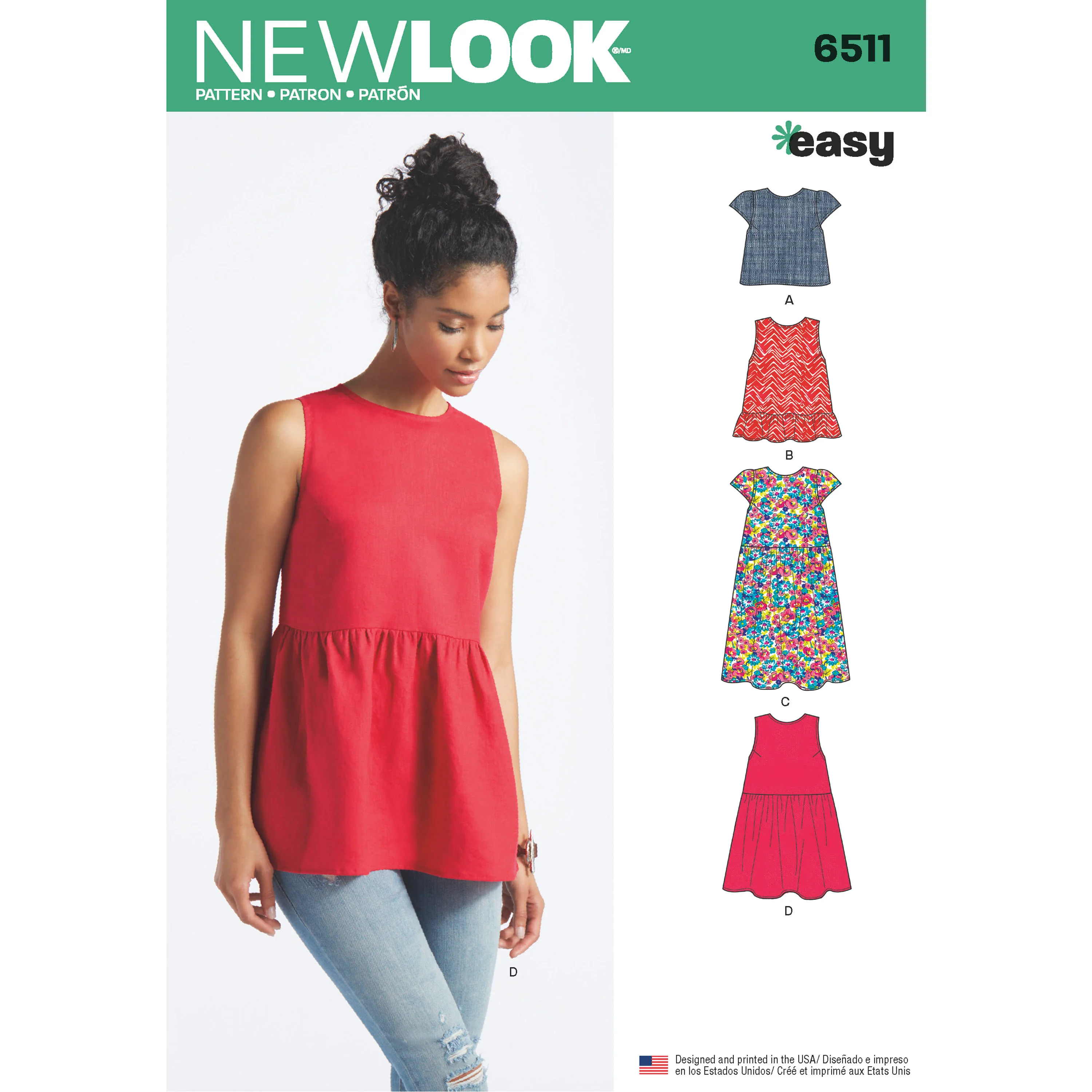 New Look Dress and Tops N6511 - Image 2