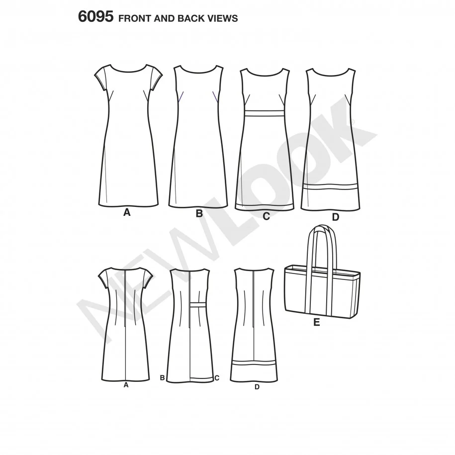 New Look Dresses and Tote Bags N6095 - Image 3