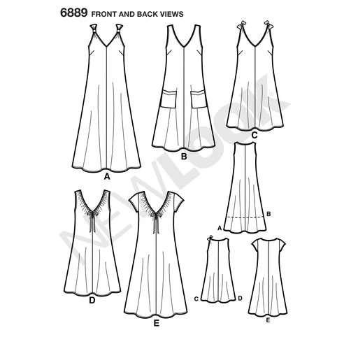 New Look Dresses N6889 - Image 4