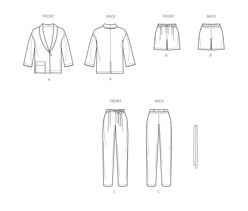 New Look Jacket, Shorts & Trousers N6780 - Image 8