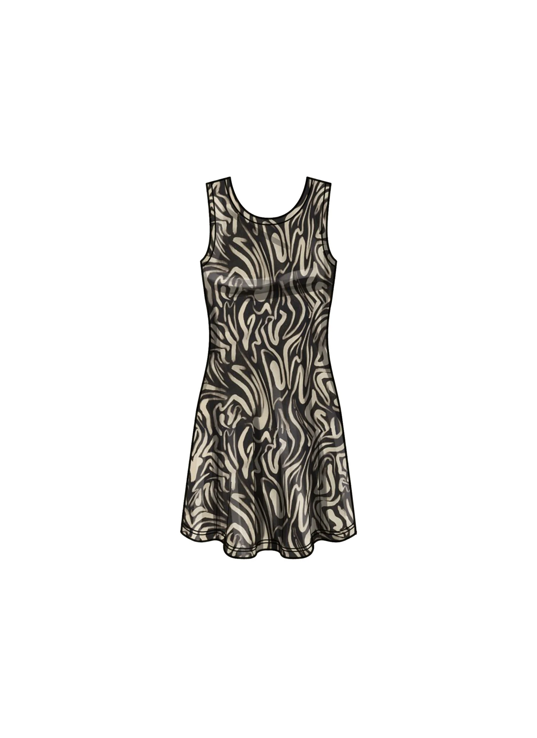 New Look Knit Dress N6775 - Image 5