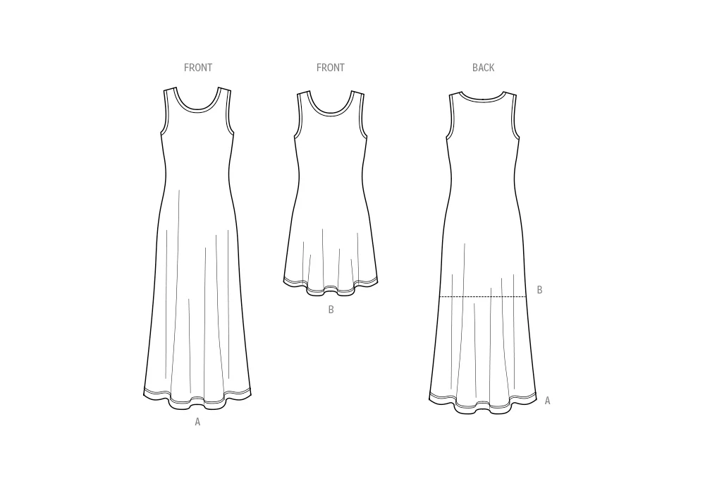 New Look Knit Dress N6775 - Image 6