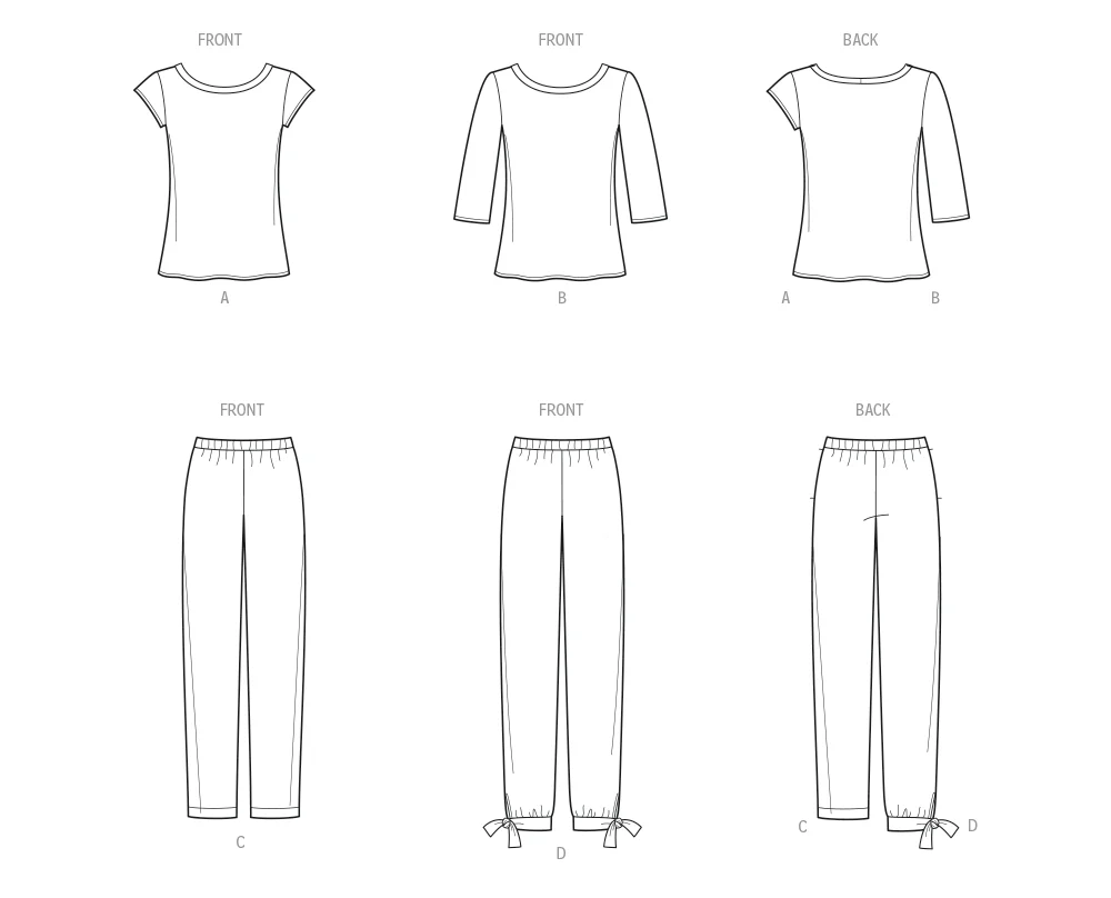 New Look Knit Tops and Trousers N6803 - Image 8