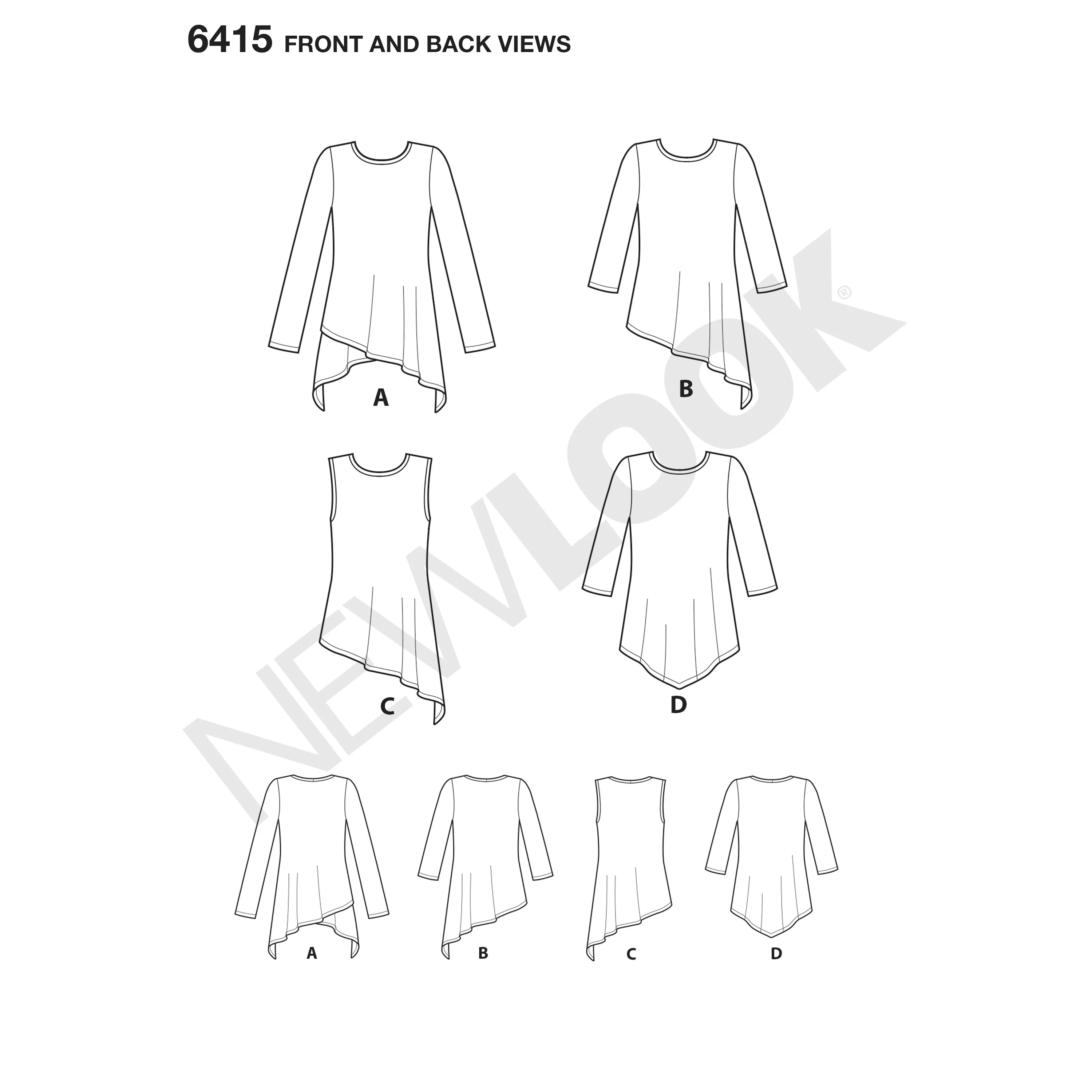 New Look Knit Tunics N6415 - Image 4