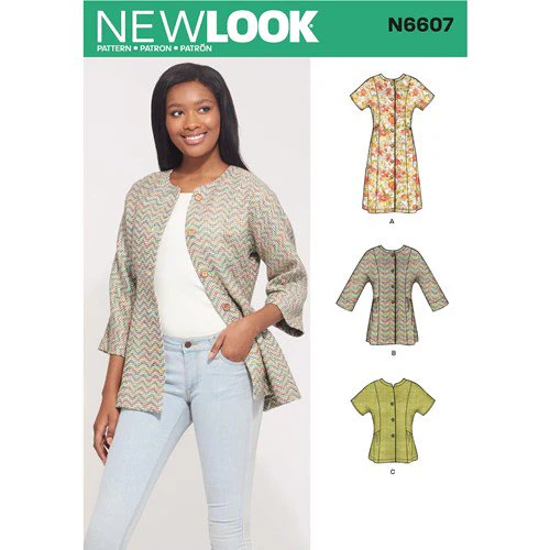 New Look Mini Dress, Jacket and Top N6607 - Image 2