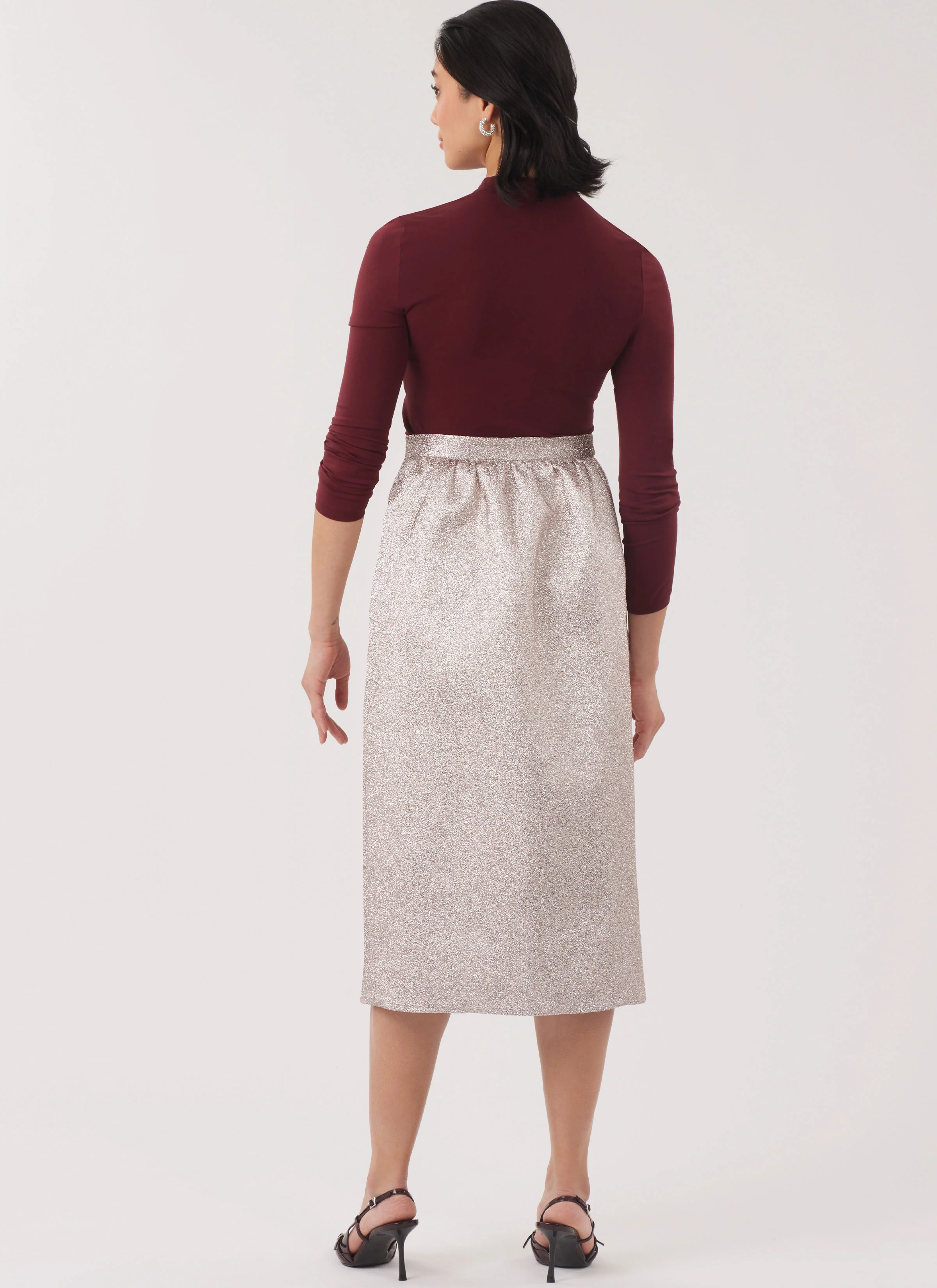 New Look Misses' Wrap Skirt in Two Lengths N6813 - Image 5